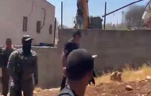 Thumbnail preview image for the video titled: House demolished in Bethlehem’s Wadi Rahal as soldiers prevent residents from removing their furniture