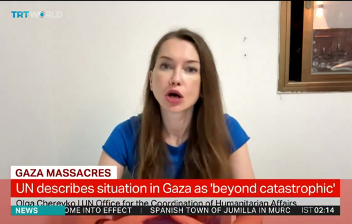 Thumbnail preview image for the video titled: UN barely able to treat malnourished Gaza children due to Israeli blockade