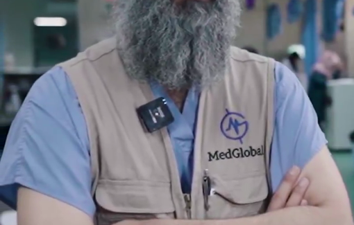 Thumbnail preview image for the video titled: Dr. Uzer Khan shares the story of child shot outside her tent