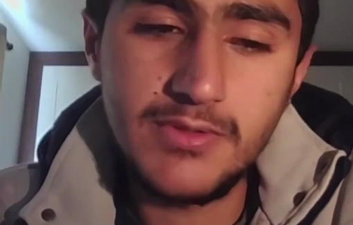 Thumbnail preview image for the video titled: Abubacker Abed appeals to the international sports federation to ban Israel from competition