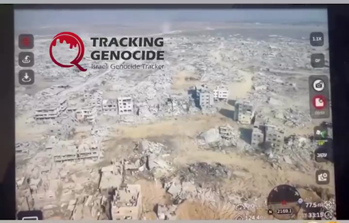 Thumbnail preview image for the video titled: Remote detonation of entire blocks by an Israeli unit