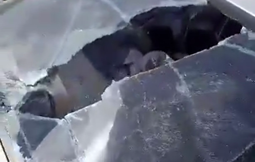 Thumbnail preview image for the video titled: Israeli settlers attacked and destroyed the cars of Palestinian teachers in Twana village in Hebron area to prevent the education