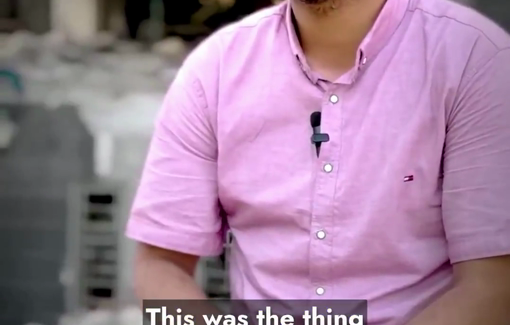 Thumbnail preview image for the video titled: Journalists close to Anas al-Sharif mourn him