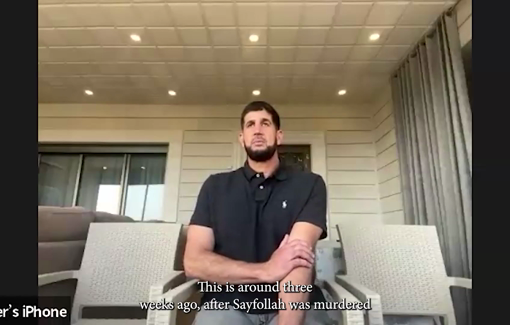 Thumbnail preview image for the video titled: A 16-year-old American citizen Mohammed Zaher Ibrahim is unlawfully imprisoned at Megiddo