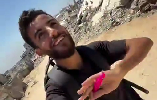 Thumbnail preview image for the video titled: Young men document the humiliation of running after airdrops