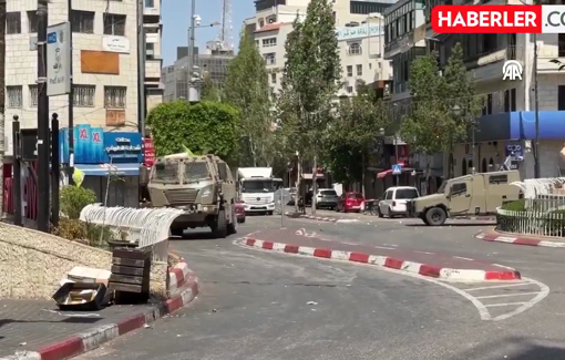 Thumbnail preview image for the video titled: Israeli forces raid Ramallah: looting, snipers, clashes, arrests and injuries reported