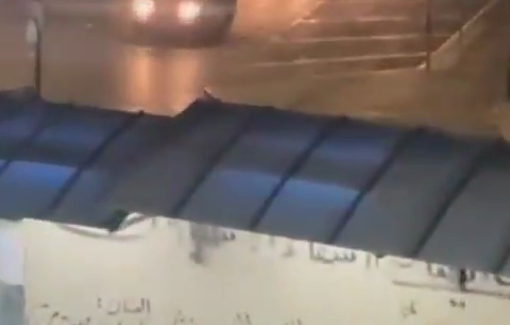 Thumbnail preview image for the video titled: Widespread Israeli raid on the city of Nablus forcing residents to leave their homes near the Qasaba Diwan