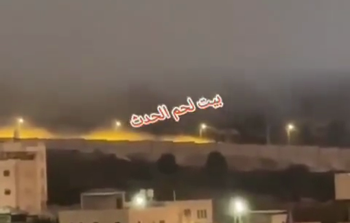 Thumbnail preview image for the video titled: Israeli army bulldozers carried out large-scale demolition operations of Palestinian homes in Jabal Abu Soud, in the town of Al-Khader