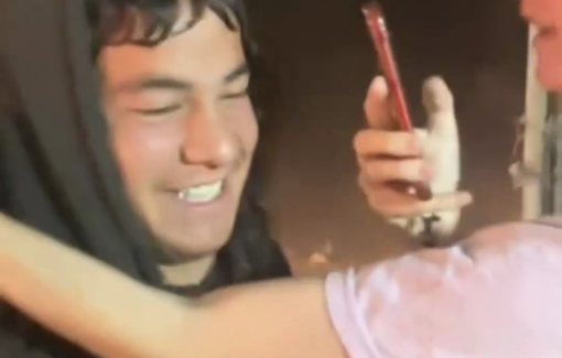 Thumbnail preview image for the video titled: In the middle of the night, settlers broke into Palestinian house in Mukhmas, near Ramallah