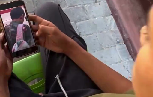 Thumbnail preview image for the video titled: Child whose father's remains were splattered on him recounts Israeli massacre