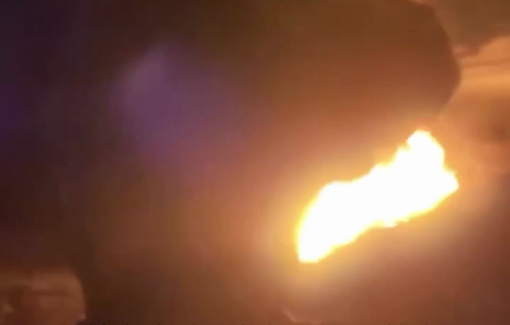 Thumbnail preview image for the video titled: Proudly burning homes of "Amalek" for Hanukkah