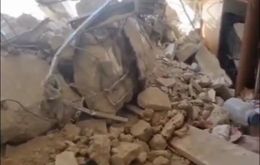 Thumbnail preview image for the video titled: New footage reveals parts of the large-scale destruction in Jenin camp