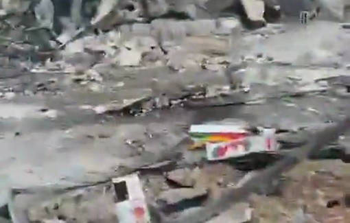 Thumbnail preview image for the video titled: Israeli forces demolished large parts of the Beita market south of Nablus