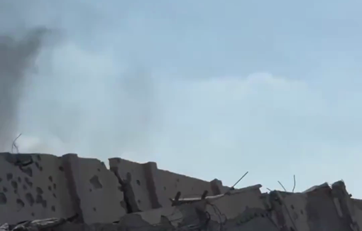 Thumbnail preview image for the video titled: Israeli artillery opens fire as people check their destroyed hometown of Al-Zaytoun