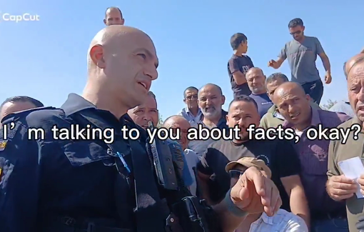 Thumbnail preview image for the video titled: A new outpost was established by Shimon Atiya in Huwara to encircle residents’ homes