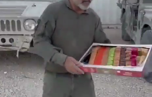 Thumbnail preview image for the video titled: Baklava to celebrate terrorist attack in Qatar and destruction of Gaza City