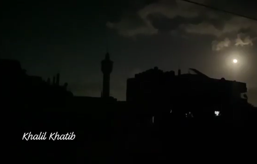 Thumbnail preview image for the video titled: Israel bombs and destroys Ibn Taymiyya mosque in central Gaza