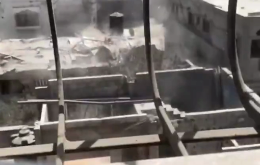 Thumbnail preview image for the video titled: September 12 relentless Israeli airstrikes on Gaza City