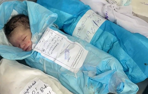 Thumbnail preview image for the video titled: 7 premature babies and fetuses killed in one week by Israel's blockade of essential nutrients