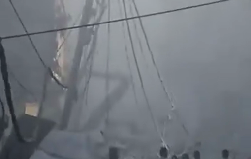 Thumbnail preview image for the video titled: Aftermath of Israeli bombing of Al-Aybaki mosque