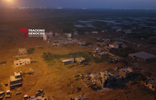 Thumbnail preview image for the video titled: Israeli soldier films detonation of buildings set to music