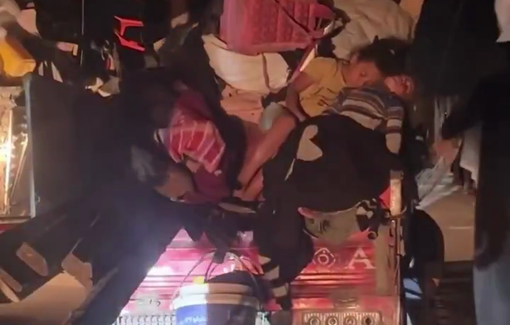 Thumbnail preview image for the video titled: Israel's forced displacement exhausts children