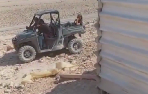 Thumbnail preview image for the video titled: Settlers invaded the homes of activists and even used their bathroom in Ras Al-Ein Ras Al-Auja