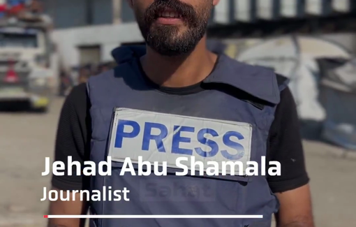 Thumbnail preview image for the video titled: Israel repeatedly displaces Palestinians with no assurances of safety