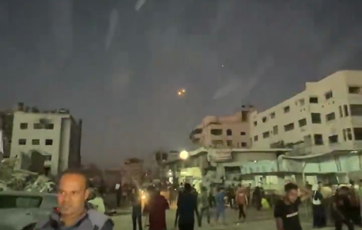 Thumbnail preview image for the video titled: Journalists report under fire