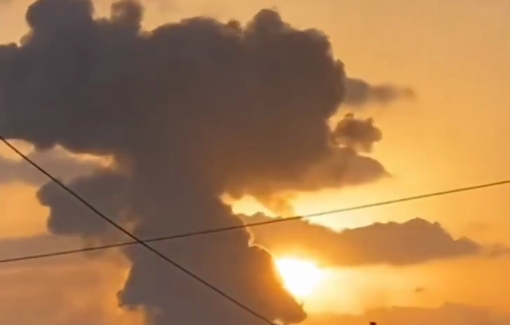 Thumbnail preview image for the video titled: Israel detonates explosive-laden armored vehicles in the Sabra neighborhood