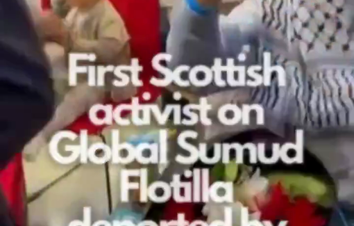 Thumbnail preview image for the video titled: An Israeli prison guard intentionally slammed a metal door on a 70-year-old woman’s broken leg