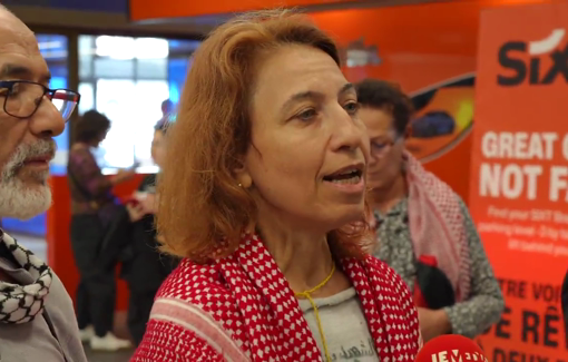 Thumbnail preview image for the video titled: Lyna Altabal of the Global Sumud Flotilla testifies that Ben Gvir was personally involved in the torture