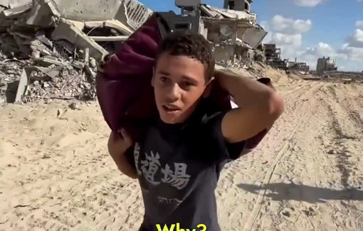 Thumbnail preview image for the video titled: Child on his exhaustion after the genocide