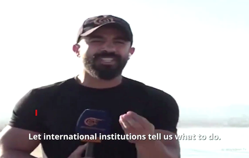 Thumbnail preview image for the video titled: Journalist Ali Mortada: “Even if we are killed, we will keep talking,”