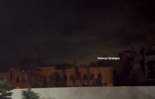 Thumbnail preview image for the video titled: Relentless predawn Israeli bombing of Al-Daraj neighborhood, Gaza City