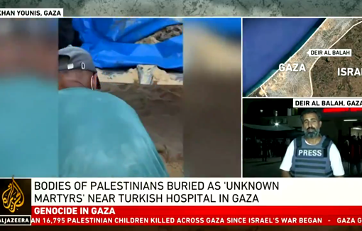 Thumbnail preview image for the video titled: Fifth time Israel returned bodies of Palestinians believed to have been kidnapped, dehumanised, tortured and killed