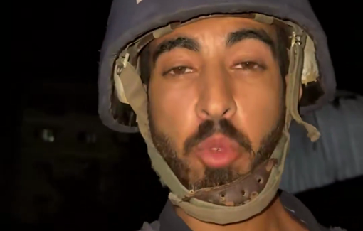 Thumbnail preview image for the video titled: Israel forces further displacement on families sheltering at Mustafa Hafez school