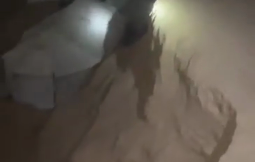 Thumbnail preview image for the video titled: Landslide kills displaced mother and children in their tent by the shore