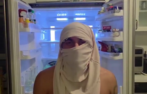 Thumbnail preview image for the video titled: Hasbara content creator Ori Hazan mocks and denies the intentional starvation in Gaza