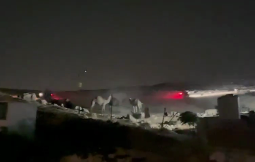 Thumbnail preview image for the video titled: Israeli settlers attacked residents in Khirbet al-Tuba in Masafer Yatta