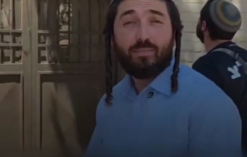 Thumbnail preview image for the video titled: Zvi Sukkot demands the demolition of a Palestinian school in al-Lubban, describing it as a “terror base”