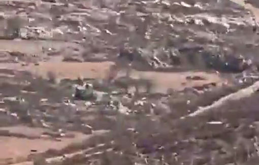 Thumbnail preview image for the video titled: Israeli settlers attack Palestinian lands in the town of Kafr Malik