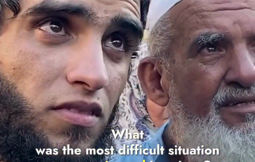 Thumbnail preview image for the video titled: Young Palestinian freed from Israeli prisons recount the death of his relative and deliberate starvation