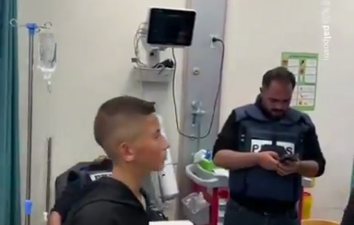 Thumbnail preview image for the video titled: Journlists and activists seriously injured by armed settlers in Beita during olive harvest