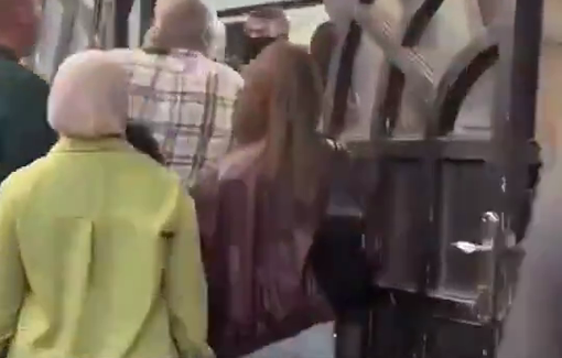 Thumbnail preview image for the video titled: Israeli intelligence forces shut down a Palestinian children traditional performance