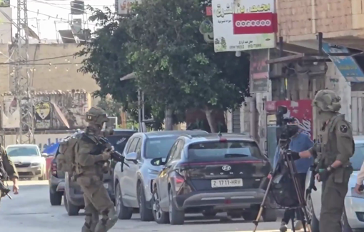 Thumbnail preview image for the video titled: Israeli forces abducted Al-Ghad TV cameraman Shadi Jarrar’ah and correspondent Khaled Bdeir in Tubas