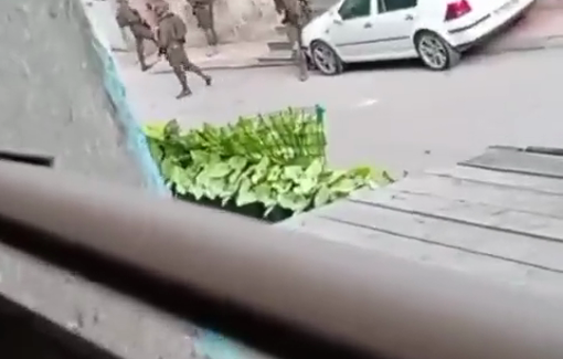 Thumbnail preview image for the video titled: Israeli raids, arrests, and abuse of residents.in Qalqilya and the Kafr Saba area