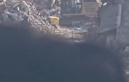 Thumbnail preview image for the video titled: The Israeli army continues to expand the agreed-upon “yellow line,” seizing more Palestinian land