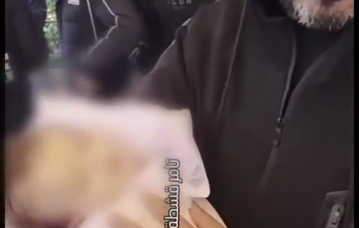 Thumbnail preview image for the video titled: An 8-month-old infant, Rahaf Abu Jazar, died due to the severe cold in fragile tent in Khan Younis