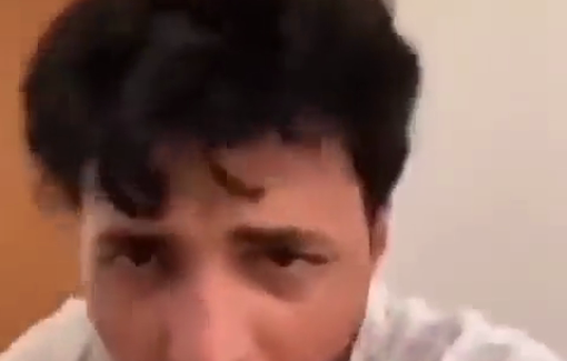 Thumbnail preview image for the video titled: Palestinian journalist Ahmed Shehab has documented the last moments before his murder by Israeli warplanes in Gaza